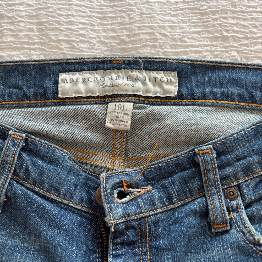 Abercrombie & Fitch Blue Straight Leg Jeans
